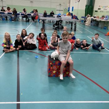Kids Magic Shows in Grantham | Fun Parties & Balloons Children's party with Snowy the rabbit in Grantham