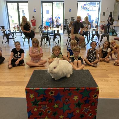 Stuart the magician, expert children's entertainer bringing magical fun and unforgettable kids' parties to Stoke-on-Trent, filled with wonder, laughter, and excitemen