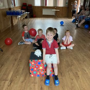Children's party with Snowy the rabbit in Ilkeston