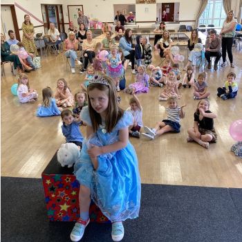 Long Eaton children's birthday party with Snowy the rabbit