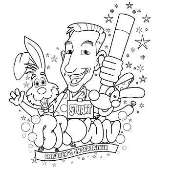 childrens entertainer colouring sheets kids party