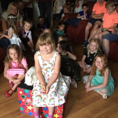 kids party entertainment with magic show Burton
