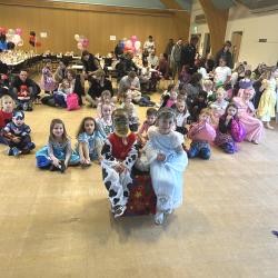Spacious party games setup inside West Bridgford Baptist Church Hall Melton Road