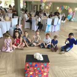 Wollaton Community Centre main hall layout for kids birthday parties Magic Stuart entertainer perform magic show at Wollaton Community Centre Nottingham