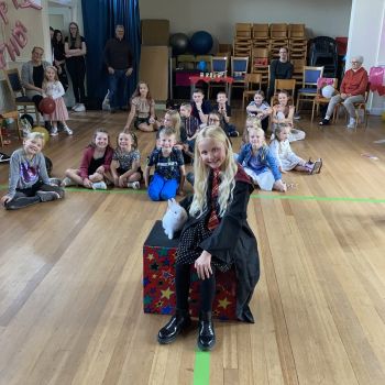 Magical birthday moment in Burton upon Trent with Snowy the rabbit