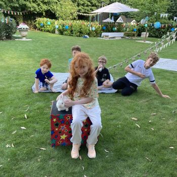Laughter and excitement at a Burton birthday party