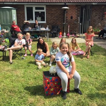 Kids love our live rabbit entertainer at parties in Stafford.