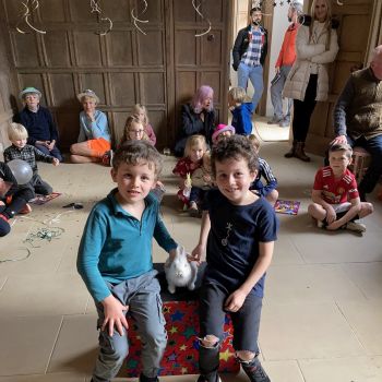 Nottingham Children’s Party Highlight Happy birthday celebration with Snowy the rabbit in Nottingham