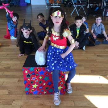 Snowy the rabbit makes kids' parties in Stafford extra special.