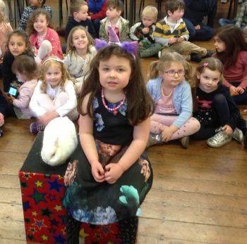 Birthday memories made in Stoke-on-Trent with Snowy the rabbit.